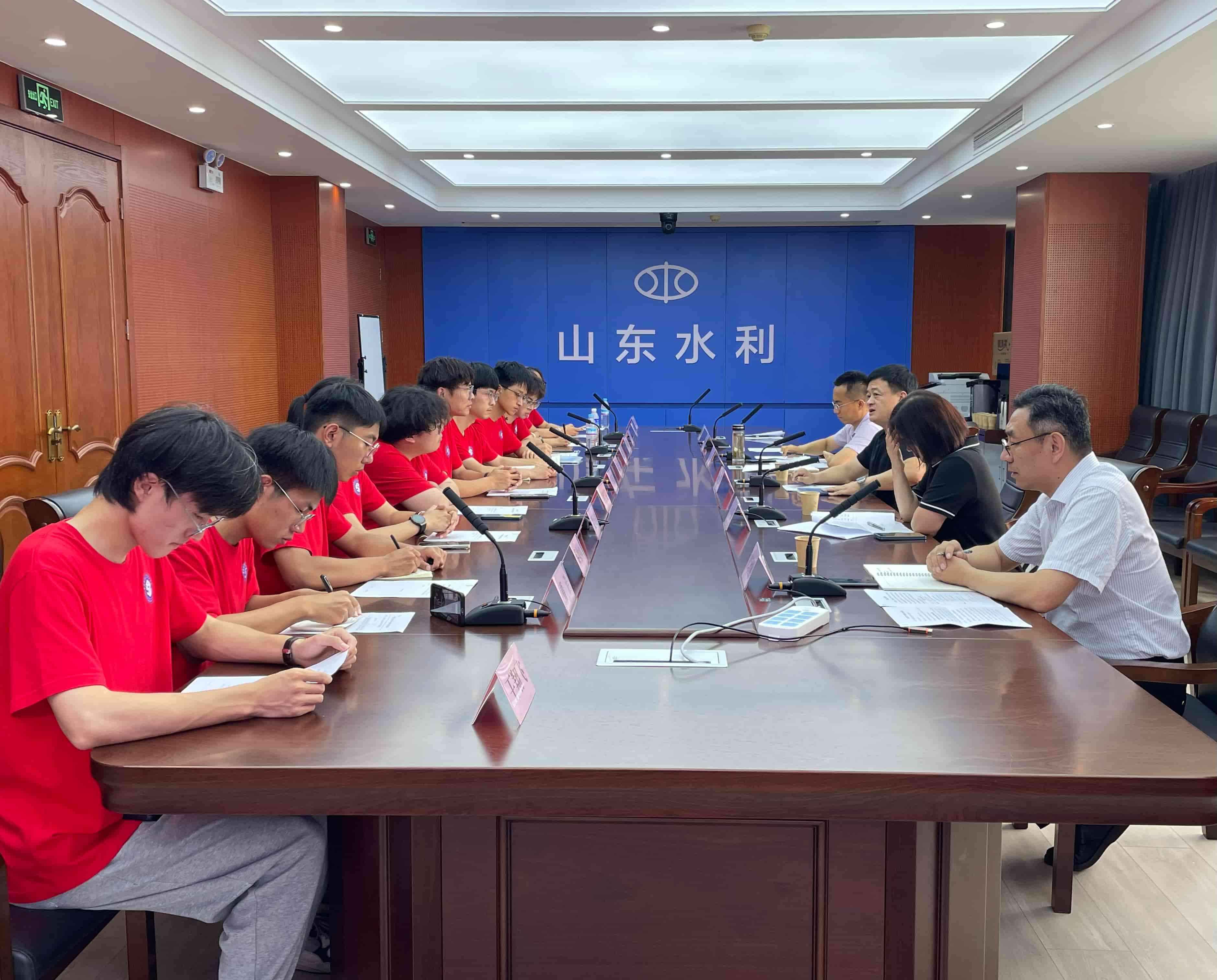 “青襟數(shù)維，共護(hù)黃河”社會(huì)實(shí)踐團(tuán) 赴山東省水利廳參觀學(xué)習(xí)