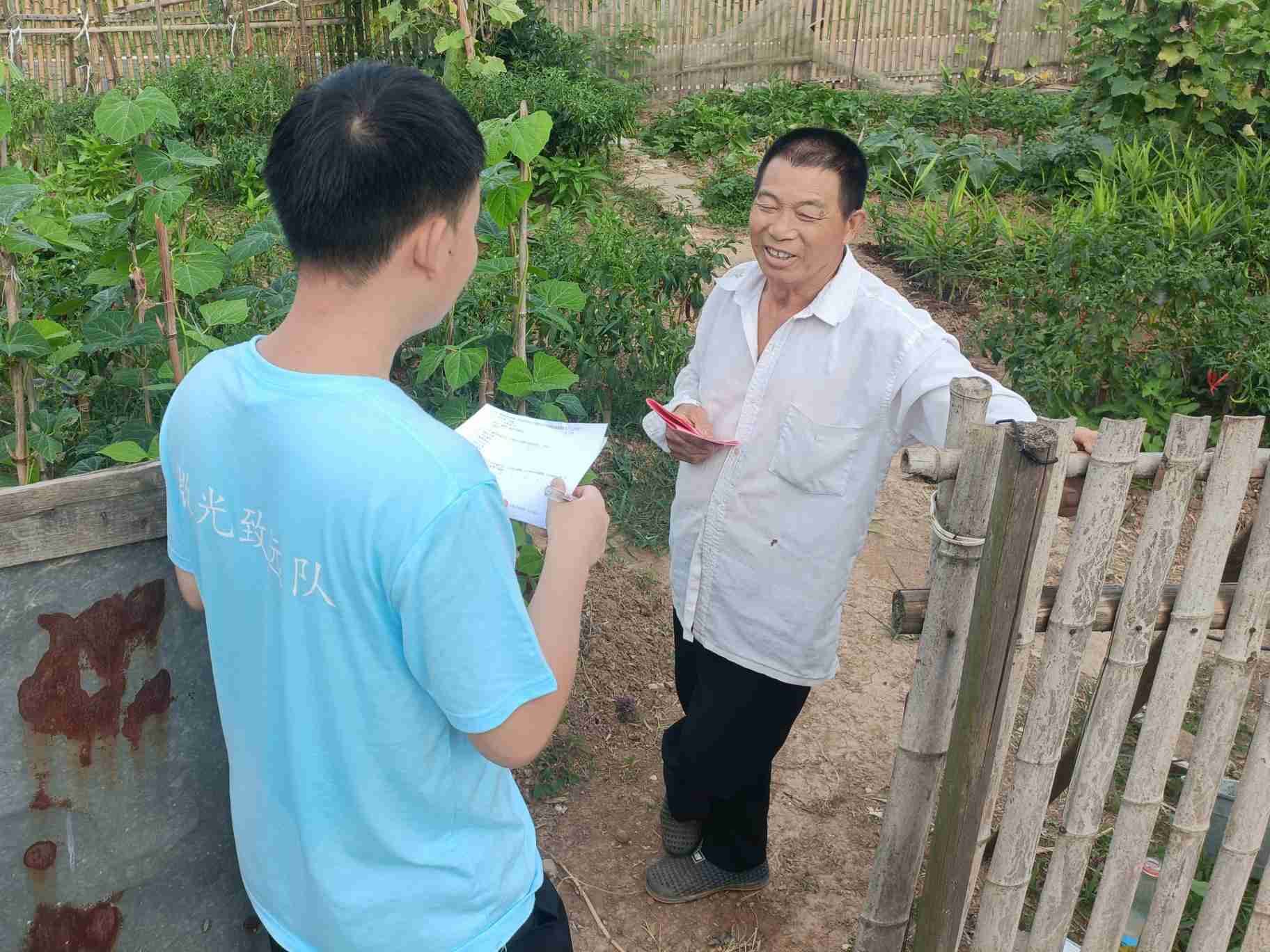 湖財微光致遠(yuǎn)隊:開展西湖潭村集體用地入市效益問卷調(diào)查