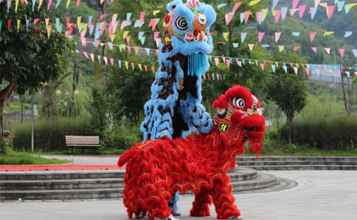 重外漢教學(xué)子“三下鄉(xiāng)”：千年技藝傳承，讓龍駒獅舞“活”